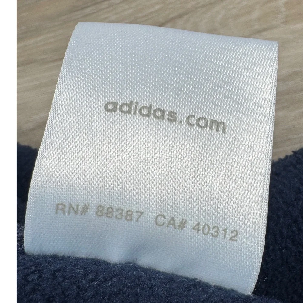 Vintage Adidas Notre Dame Fighting Irish ClimaWarm Fleece Zip Jacket‎ 2XL Y2K